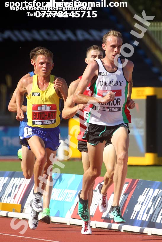 Mens 5000 metres, 2019 Muller British Championships, Alexander Stadium, Birmingham. Photo: David T. Hewitson/Sports for All Pics